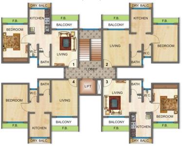 Project Image of 475 Sq.ft 1 BHK Apartment / Flat for sale in Shahapur for Rs. 2000000