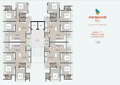 Project Image of 1485.0 - 2070.0 Sq.ft 2 BHK Apartment for buy in Akshar Sky