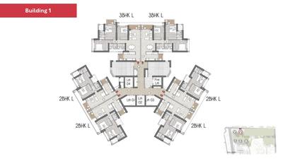 Project Image of 455.1 - 1194.36 Sq.ft 1 BHK Apartment for buy in Mahindra Rainforest Phase 1