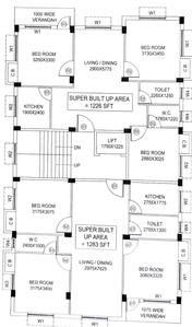 Project Image of 732.0 - 1283.0 Sq.ft 2 BHK Apartment for buy in Ganapati Abasan