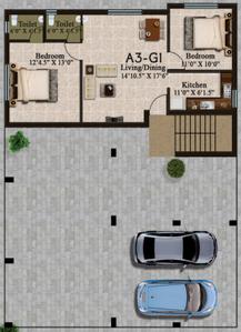 Project Image of 745.0 - 915.0 Sq.ft 2 BHK Apartment for buy in Golden Shri Vaaru