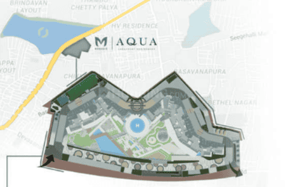 Project Image of 1206.0 - 1590.0 Sq.ft 2 BHK Apartment for buy in Monarch Aqua Block C