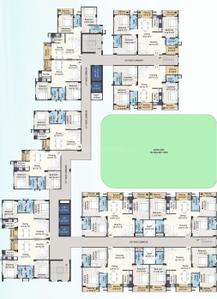 Project Image of 1624.0 - 1748.0 Sq.ft 3 BHK Apartment for buy in Kumar Raghuvar Complex
