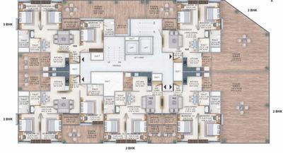 Project Image of 523.01 - 1012.63 Sq.ft 1 BHK Apartment for buy in Majestique Swapnangan Wing A And Wing B