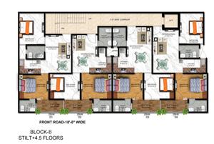 Project Image of 650.0 - 2200.0 Sq.ft 1 BHK Apartment for buy in THV Heritage Heights