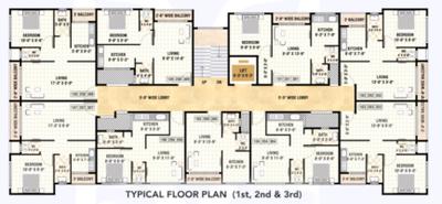 Project Image of 227.98 - 397.94 Sq.ft 1 RK Apartment for buy in Shree Ram Avenue