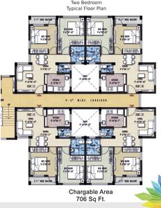 Project Image of 477.27 - 477.49 Sq.ft 2 BHK Apartment for buy in Poddar Upantika Township Phase I