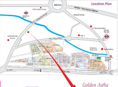 Project Image of 220.0 - 308.0 Sq.ft 1 RK Apartment for buy in Gold Golden Astha