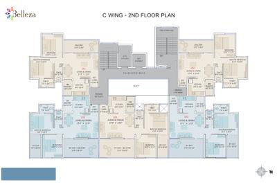 Project Image of 755.0 - 807.0 Sq.ft 2 BHK Apartment for buy in Vishal Belleza C Wing