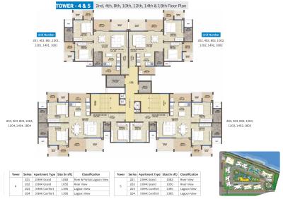 Project Image of 600.0 - 1900.0 Sq.ft 1 BHK Apartment for buy in Puravankara Silversands