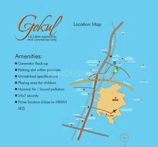 Project Image of 263.0 - 643.0 Sq.ft 1 BHK Apartment for buy in Radha Gokul