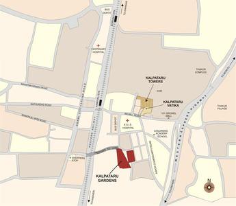 Project Image of 1220.0 - 1368.0 Sq.ft 2.5 BHK Apartment for buy in Kalpataru Gardens II