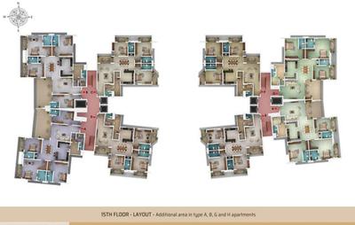 Project Image of 2601.0 - 3336.0 Sq.ft 3 BHK Apartment for buy in Noel Cloudwalk