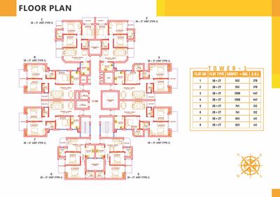 Project Image of 731.0 - 1482.0 Sq.ft 2 BHK Apartment for buy in DR Ram Prasad Estate