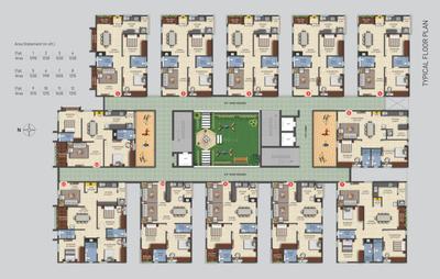 Project Image of 1190.0 - 1655.0 Sq.ft 2 BHK Apartment for buy in Vijetha Shantiniketan