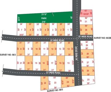 Project Image of 1500.0 - 2300.0 Sq.ft Residential Plot Plot for buy in Jones Zora Gardens