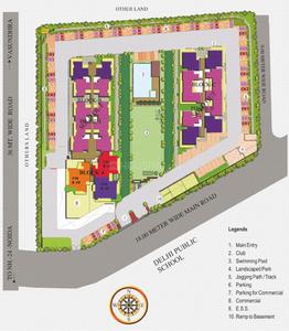 Project Image of 1245 Sq.ft 2 BHK Apartment / Flat for sale in Indirapuram for Rs. 12500000