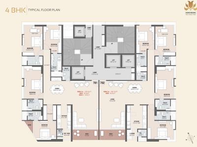 Project Image of 2073.0 - 4166.0 Sq.ft 4 BHK Apartment for buy in Shree Hariko Brahma