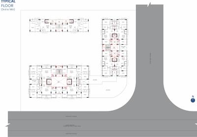 Project Image of 1101.36 - 1467.55 Sq.ft 3 BHK Apartment for buy in Tremont