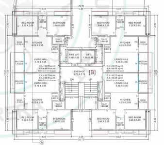 Project Image of 612.79 - 613.87 Sq.ft 2 BHK Apartment for buy in Samarpan Paradise