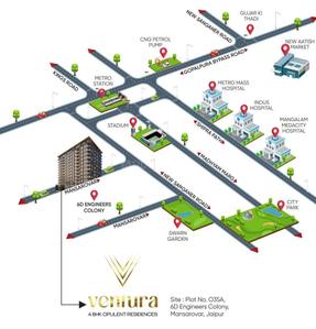 Project Image of 3612.6 - 3734.1 Sq.ft 4 BHK Apartment for buy in JS Ventura