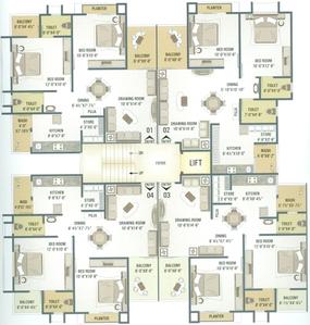 Project Image of 657.0 - 1233.0 Sq.ft 1 BHK Apartment for buy in Mahadev Avenue