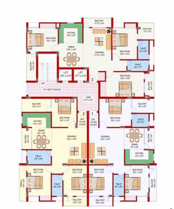 Project Image of 1425.0 - 1655.0 Sq.ft 3 BHK Apartment for buy in SJ Capital Pride