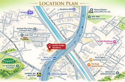 Project Image of 1238.0 - 2118.0 Sq.ft 2 BHK Apartment for buy in Ganges Rashmi Delight