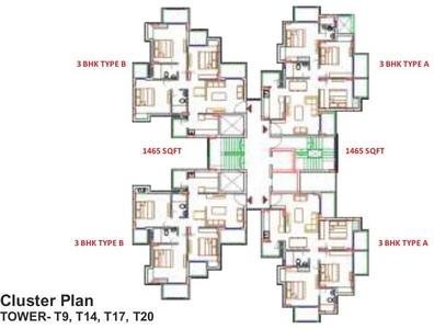 Project Image of 1182.0 - 2648.0 Sq.ft 2 BHK Apartment for buy in Shri Radha Sky Gardens Phase 1