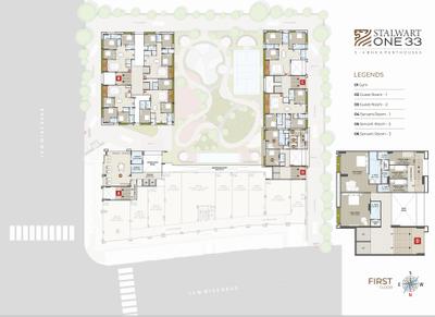 Project Image of 1151.0 - 3163.0 Sq.ft 3 BHK Apartment for buy in Stalwart One 33