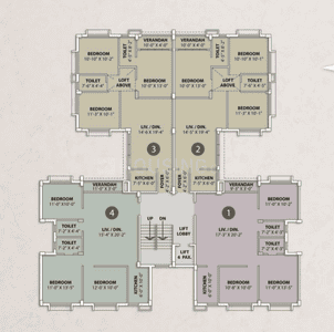 Project Image of 800.0 - 1360.0 Sq.ft 2 BHK Apartment for buy in Tirupati Paradise
