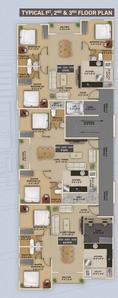 Project Image of 1127.0 - 1382.0 Sq.ft 2 BHK Apartment for buy in Blucon Sunrise