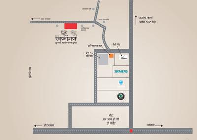 Sara Swapnangan A4 A5 A6 Buildings Images for Location Plan of Sara Builders Swapnangan A4 A5 A6 Buildings 1