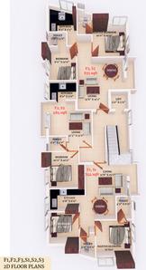 Project Image of 462.0 - 835.0 Sq.ft 1 BHK Apartment for buy in Zodiac Sri Vari Nilayam