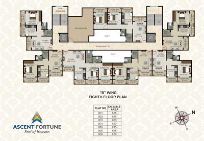 Project Image of 410.0 - 900.0 Sq.ft 1 BHK Apartment for buy in Ascent Fortune Phase 1