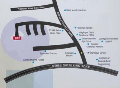 SR Prakruthi Vanam Location Plan 1