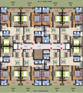Project Image of 1010 Sq.ft 2 BHK Apartment / Flat for sale in Kulesara for Rs. 4098000