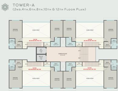 Project Image of 1760.22 - 2192.0 Sq.ft 4 BHK Duplex for buy in Gauri Florencia