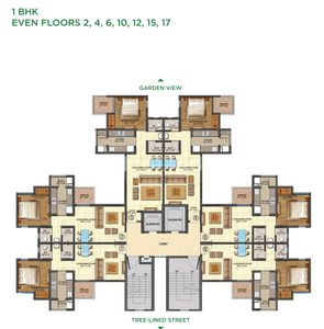 Project Image of 729.0 - 1494.0 Sq.ft 1 BHK Apartment for buy in Lodha Palava Downtown