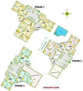Project Image of 1153.0 - 2554.0 Sq.ft 2 BHK Apartment for buy in Flairalliance Trine phase III