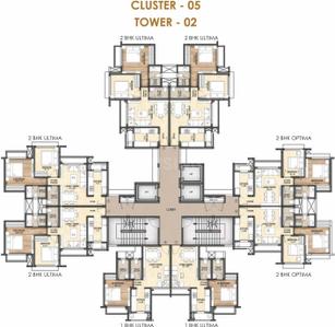Project Image of 406.12 - 576.41 Sq.ft 1 BHK Apartment for buy in Runwal My City Phase II Cluster 05 Part I