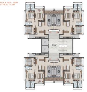 Project Image of 1117.0 - 1117.83 Sq.ft 3 BHK Apartment for buy in Adani Augusta