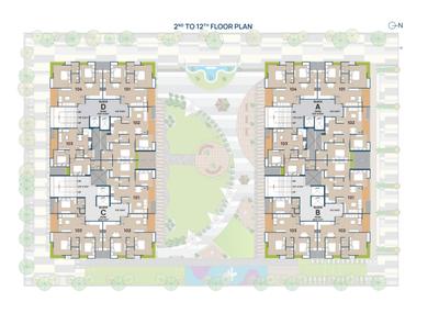 Project Image of 1458.0 - 2016.0 Sq.ft 2 BHK Apartment for buy in Harsiddh Heartland