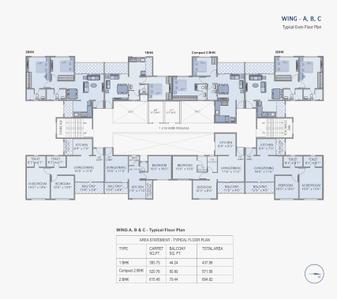 Project Image of 393.74 - 694.0 Sq.ft 1 BHK Apartment for buy in Royal Yogville Phase II