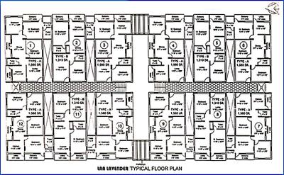 Project Image of 1310.0 - 1560.0 Sq.ft 2 BHK Apartment for buy in Laa Lavender
