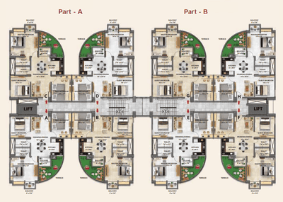 Project Image of 852.0 - 890.0 Sq.ft 3 BHK Apartment for buy in Protech Prime