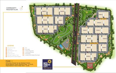 Project Image of 650.14 - 910.09 Sq.ft 1 BHK Apartment for buy in MPR Urban City Block A