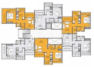 Project Image of 326.0 - 525.0 Sq.ft 1 BHK Apartment for buy in Ekveera Chandrangan Residency Type A