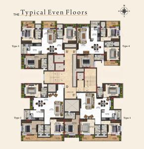 Project Image of 1774.0 - 2395.0 Sq.ft 3 BHK Apartment for buy in The Empire