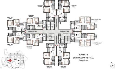Project Image of 735.0 - 1055.0 Sq.ft 2 BHK Apartment for buy in Shriram WYTField